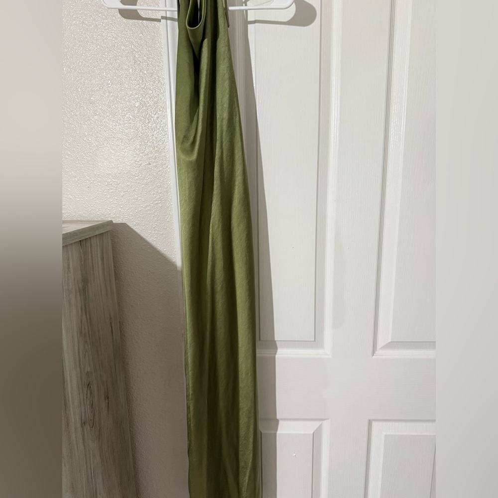 Princess Polly Sage Green Maxi Dress - Picture 3 of 5